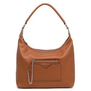 Hobo Purse, Pu Leather Shoulder Bag, Tote Handbag Work And Travel Brown T_T